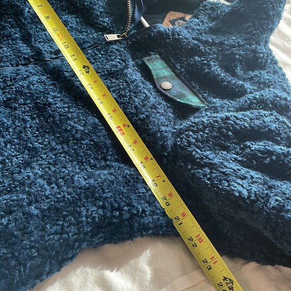 PENDLETON navy blue deep pile full zip Sherpa jacket - Picture 12 of 12